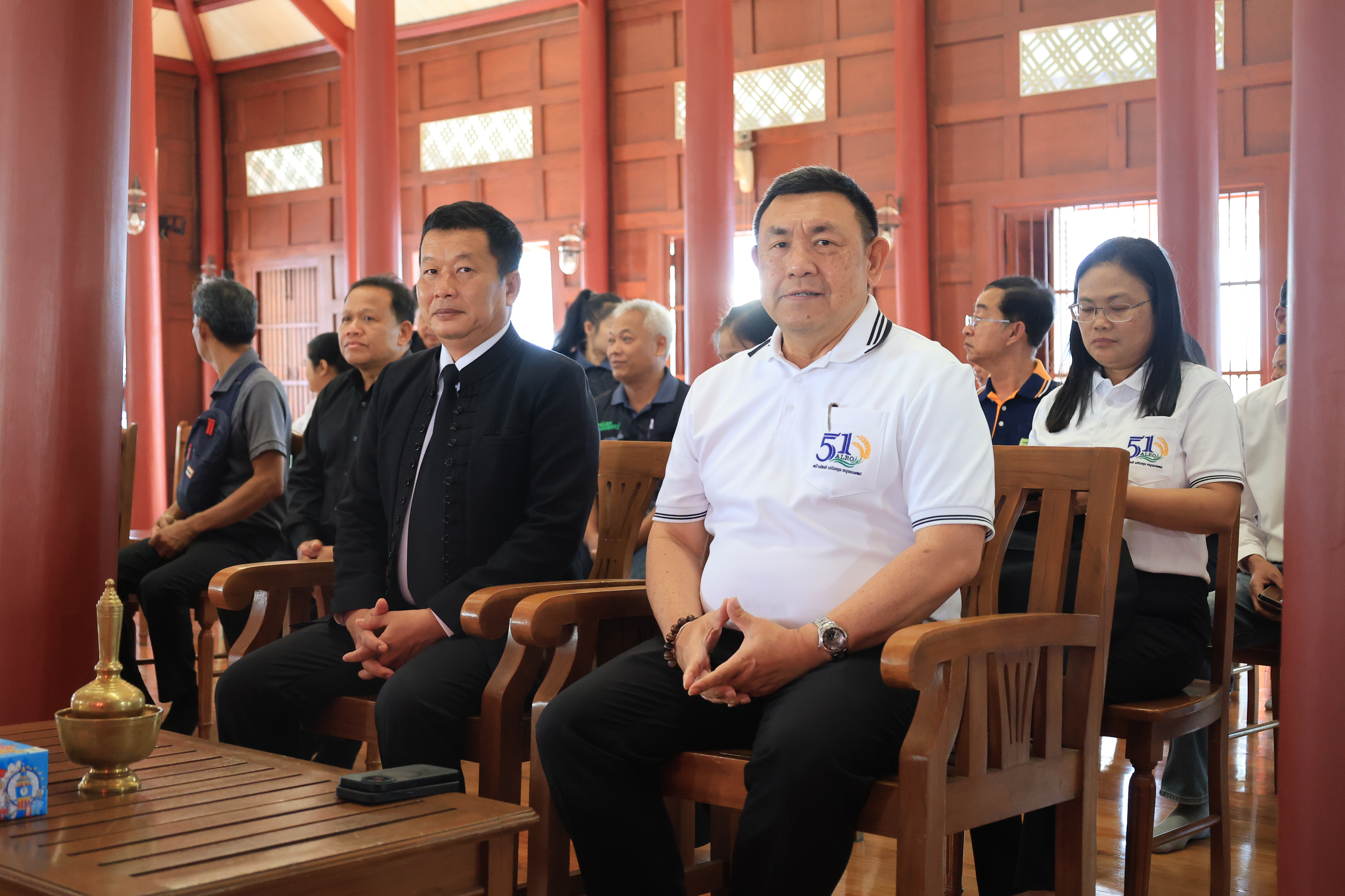 title - เลขาธิการ ส.ป.ก. เป็นประธานในพิธีทำบุญถวายสังฆทานอุทิศส่วนให้พี่น้องช่างสำรวจผู้ล่วงลับ ประจำปี 2569 